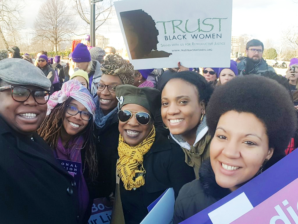 Black women who stand for reproductive justice.